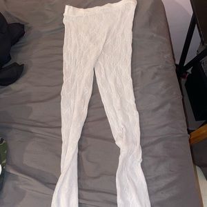 white gucci stockings